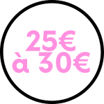 25€ à 30€