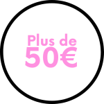 Plus de 50€